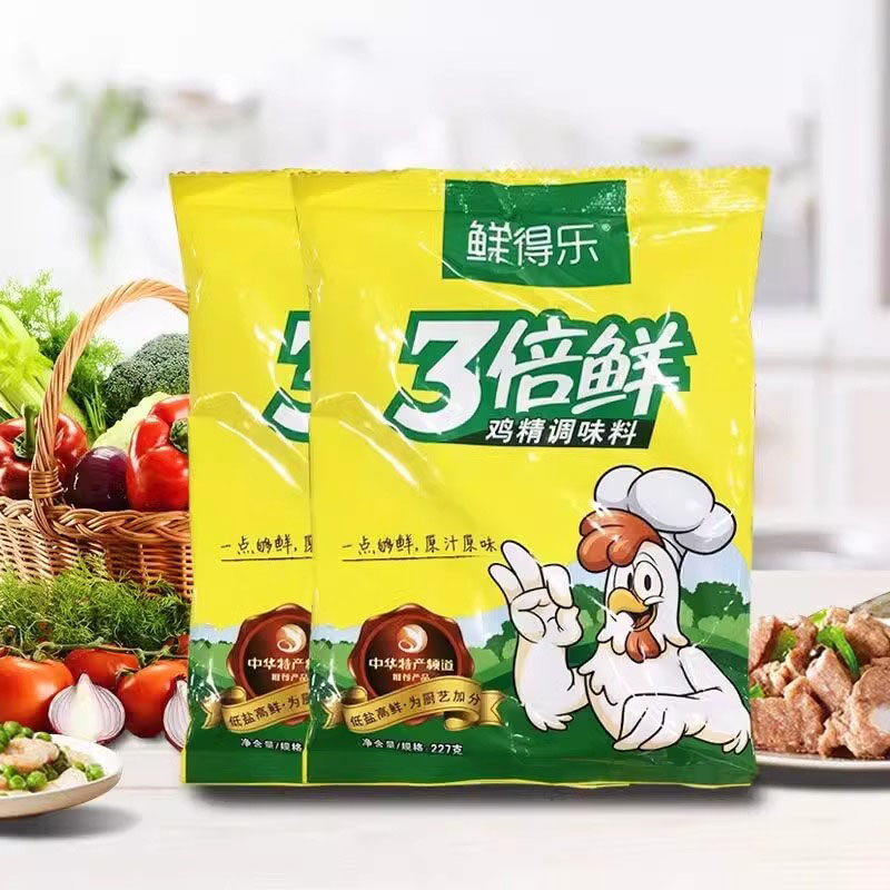 鲜得乐3倍鲜鸡精227g调味料