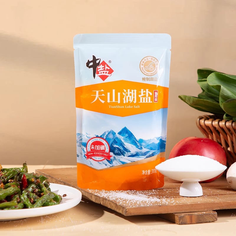 天山湖盐未加碘食用盐300g