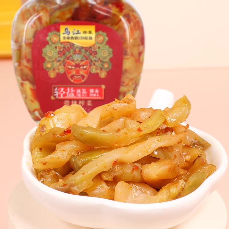 乌江轻盐微辣榨菜300克